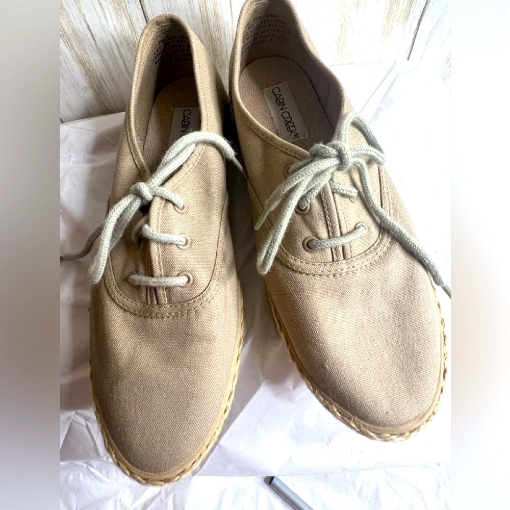 Cabin Creek Beige Van Sneakers Women